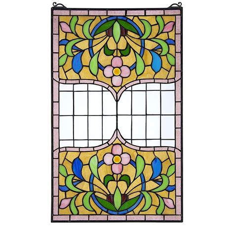 Design Toscano 25-in H x 15.5-in W Stained Glass Panel in the Stained ...