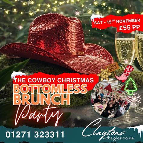 The Cowboy Christmas Bottomless Brunch, 2 Cross Street, EX31 1BA ...