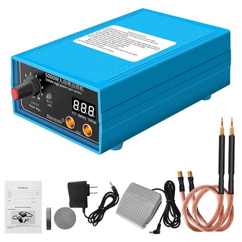 5000W Mini Battery Spot Welder, Portable Spot Welder Machine DIY Kit ...
