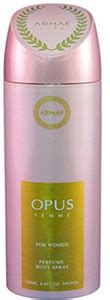 Armaf Opus Perfume Body Spray For Women Deodorant Spray - For Women ...