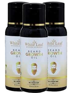 Buy White Leaf Beard Oil For Men 30 ML(Pack Of 3) - Nourishes and ...