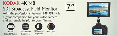 Buy KODAK 4K M8 Sdi Broadcast Field Camera Monitor Online at Low Price ...