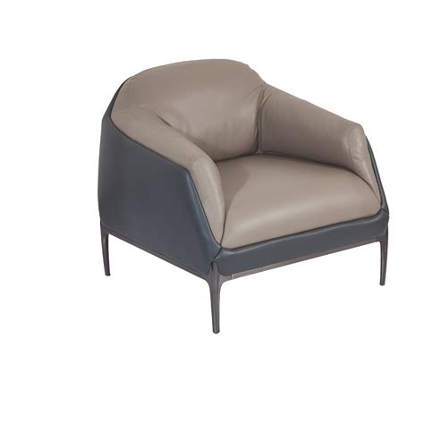 Equino 1 Single Seater Leatherette Sofa by Geeken with Twin Color