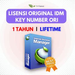 Promo License Key Internet Download Manager (IDM) Original - Lifetime ...