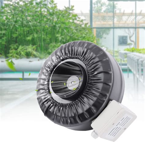 Buy Flkoendmall 4 Inch Inline Duct Fan Exhaust Ventilat Fan Booster Fan ...