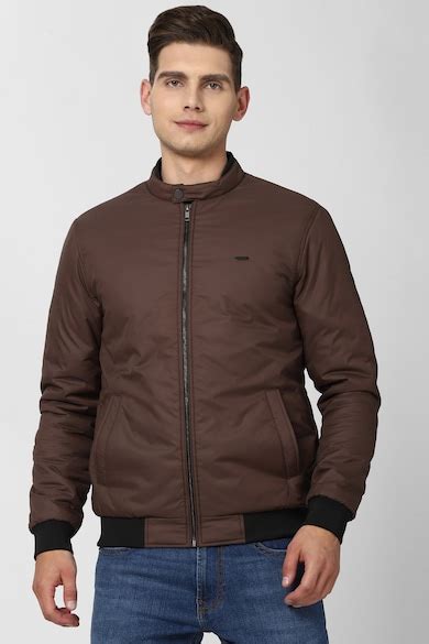 Buy Men Brown Solid Casual Jacket Online - 660490 | Peter England