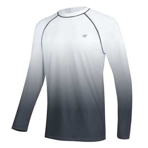 Tyhengta Men's Long Sleeve Swim Shirts Rashguard UPF 50+ UV Sun ...