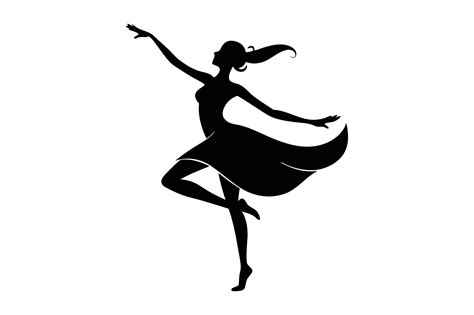 Women Dancing Silhouette Vector. Graphic by M.k Graphics Store · Creative Fabrica