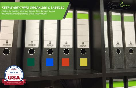 Royal Green Color-Coding Labels Square Stickers 1 inch x 1 inch, Blue ...