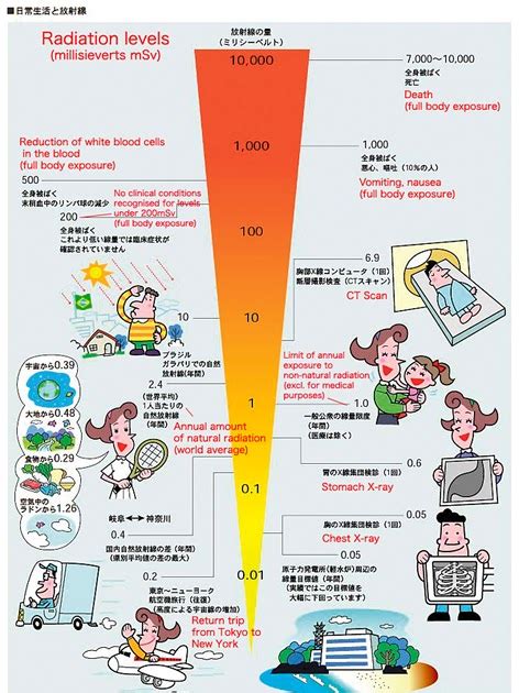 Radiation Levels Chart 的图像结果