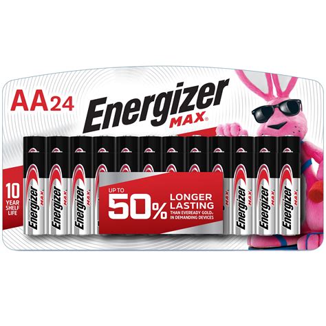 Energizer MAX AA Batteries (24 Pack), Double A Alkaline Batteries ...
