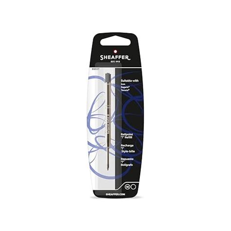 Sheaffer T Style Ballpoint Refill (Medium) Black | Compatible with ...