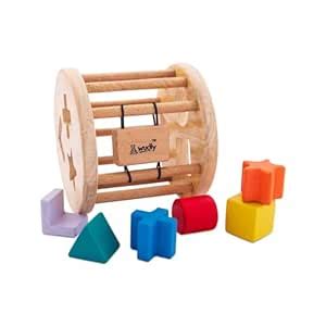 WUDLY Toys Shape Sorting Wheel for Kids Attractive Toy for New Born and ...