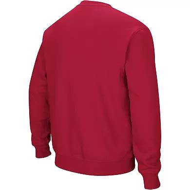 Men's Colosseum Crimson Alabama Crimson Tide Arch & Logo Crew Neck ...