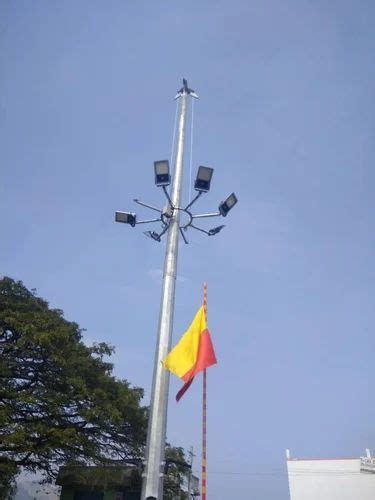 High Mast Pole - MS High Mast Lighting Pole Service Provider from Bengaluru