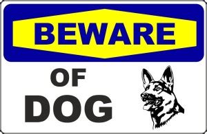 JEEPL BEWARE OF DOG Emergency Sign Price in India - Buy JEEPL BEWARE OF ...