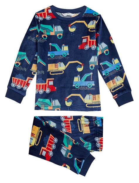 Buy Velour Transport Pyjamas at Marks & Spencer