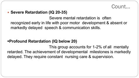 Mental retardation | PPTX