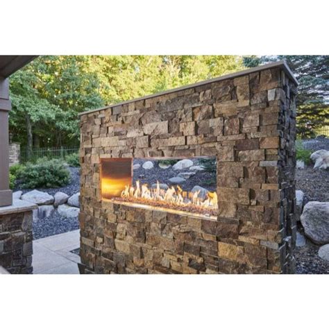 The Outdoor GreatRoom Company 40" See-Through Ready-to-Finish Gas ...