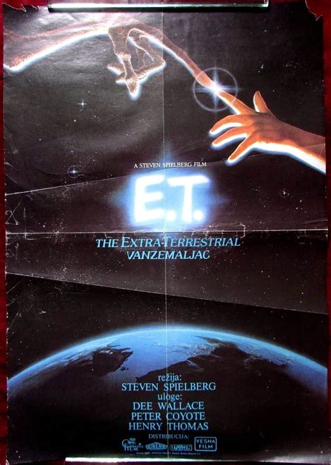 Et Movie Poster Original E.T Extra Terrestrial | Movie Film Art Decor