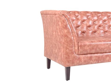 Buy Watson 3 Seater Sofa In Premium Brown Suede Fabric - GetMyCouch