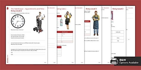 👉 Real World Entry Level 2 Functional Skills Maths Worksheets