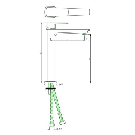 Jaquar Table Mounted Tall Boy Basin Mixer Kubix Prime KUP-CHR-35005BPM ...