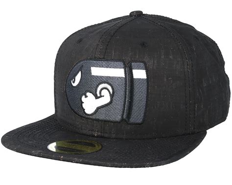 Nintendo Bullet Bill Black Snapback | Hatstore.co.in