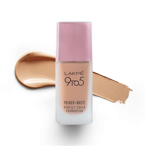Buy Lakme 9 to 5 Primer + Matte Perfect Cover Liquid Foundation, W240 ...
