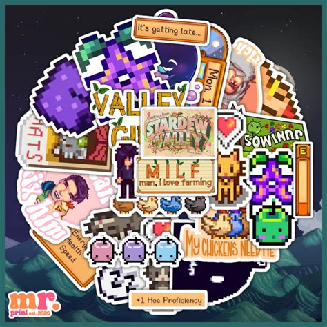 STARDEW VALLEY VOL 1 STICKERS COZY GAMER WATERPROOF STICKER | Shopee ...