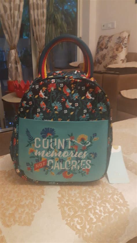 Chumbak Women's Lunch Bag | Memories over Calories Collection | Ideal ...