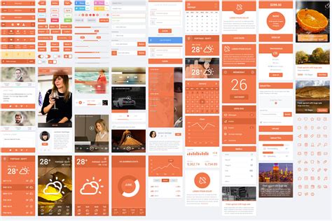 55+ free UI elements – PSD Designhill