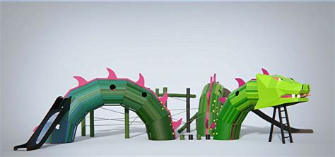 dragon playground illustration