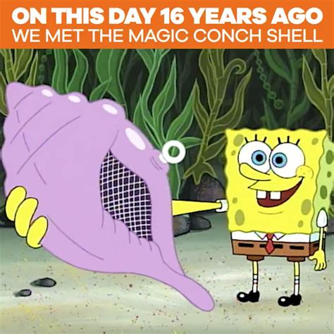 Image result for Spongebob SquarePants Magic Conch Shell