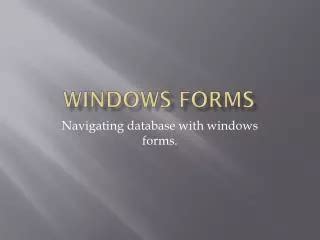Image result for Windows Forms Basics