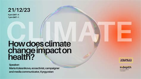 Webinar How does climate change impact on health? | n-ost