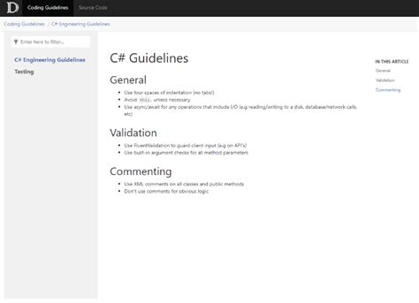 Image result for C# Source Code Documentation Sample