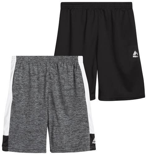 RBX Boys' Athletic Shorts - 2 Pack Athletic Performance Mesh Basketball ...
