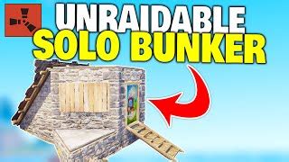 NEW SOLO BUNKER BASE In Rust | Rust Building Tutorial 2023 | Doovi