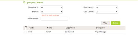 How to delete employee master record ? : Help Center
