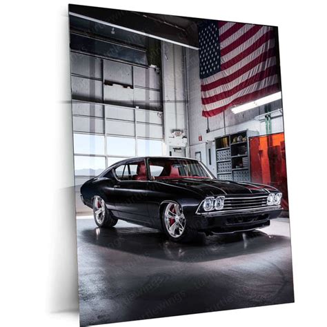 2016 Chevrolet Chevelle Slammer Concept Metal Poster | Classic Muscle ...
