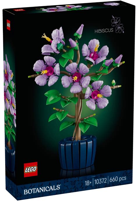 LEGO Botanical Collection 10372 pas cher, Hibiscus