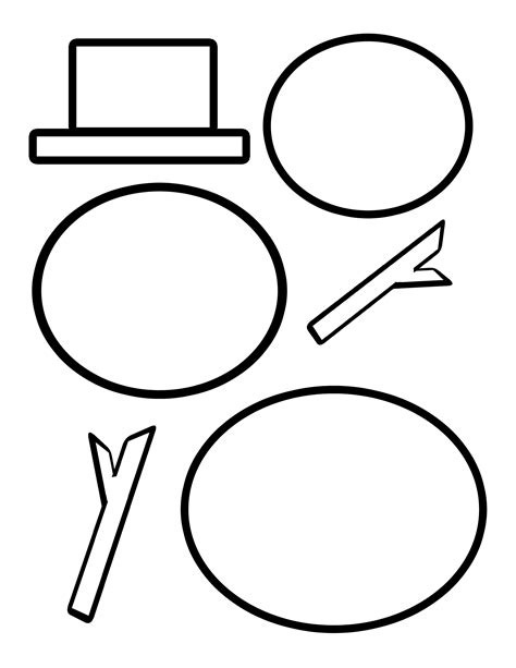 Image detail for -here is a pdf file for the snow man template ...