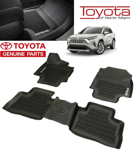 OEM Genuine Toyota Rav4 Floor Mats All Weather Liners PT908-42215-20 | eBay