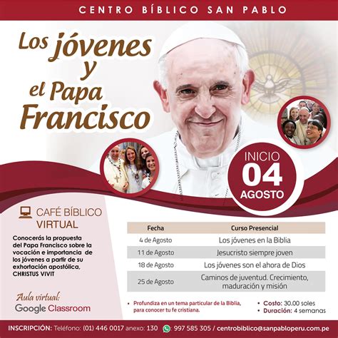 San Pablo Perú | Los jóvenes y el Papa Francisco