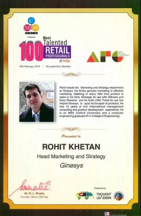 Ginesys featured in Asia Retail Congress Awards | Ginesys