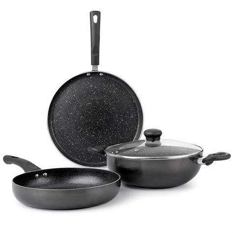 Buy Cello Premium Induction Non Stick Cookware Kitchenova Gift Set of 3 ...