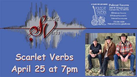 The Scarlet Verbs at Polecat Tavern , 260 W Winnie Lane, Carson City ...