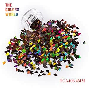 Buy TCA406 200g : Chocolate Shape 4MM Size 2 Kinds Colors Glitter For ...