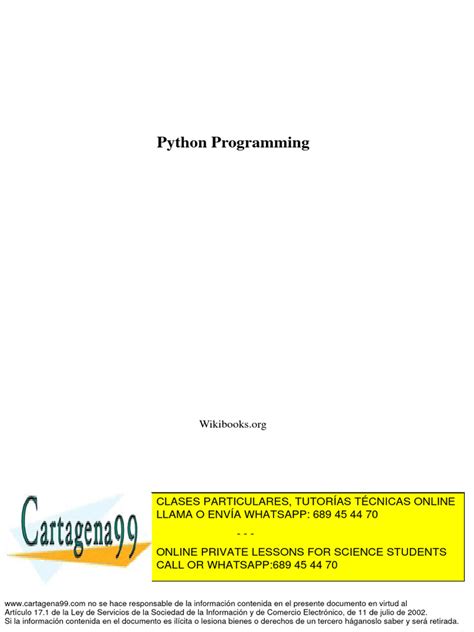 Image result for Tutorial De Python PDF